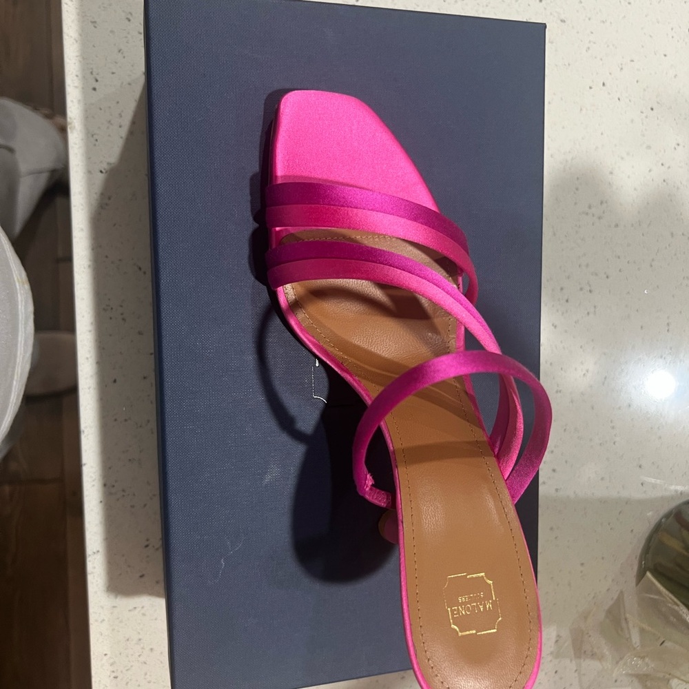 Pink Strappy Sandals